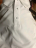 GENIOLAMODEpolo衫男士短袖夏季潮牌商務(wù)休閑百搭翻領(lǐng)t恤男生上衣 白色 L 曬單實(shí)拍圖