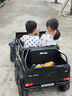 馬老師 ELECTRONIC TOY CAR奔馳大g雙人兒童越野寶寶搖擺童車六輪遙控玩具禮物汽車可坐成人 六驅(qū)升級(jí)版黑色+助力+成人座椅 12V7A大電瓶 曬單實(shí)拍圖