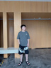 美羅邦 MELOBAN運動短褲男士夏季薄款休閑五分中褲中國風個性拼接直筒沙灘中褲潮 黑色 2XL 參考140-155斤左右 曬單實拍圖
