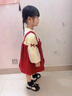 G.DUCKKIDS小黃鴨寶寶周歲禮服女童連衣裙春秋季嬰兒童公主裙洋氣抓周衣服裙 紅色春秋款 90 尺碼1~2歲【 80-90cm】cm 曬單實(shí)拍圖