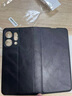 越晴適用oppo reno14手機(jī)殼翻蓋式皮套素皮革背板Reno14Pro保護(hù)套全包硅膠邊框防摔卡包商務(wù)男女新款 【爵士黑】 Reno14 曬單實(shí)拍圖