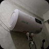 櫻花雨電熱水器一級能效速熱家用扁桶圓桶40/50/60/80升洗澡省電出租房小型熱水器雙膽超薄 圓桶60L+雙防電墻 自行安裝 曬單實拍圖