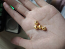 行金銀中黃金吊墜 足金999核桃珠配件 隔珠吊墜編手繩項(xiàng)鏈DIY掛墜 送禮 核桃珠吊墜（多顆）克重多退少補(bǔ) 約0.8克 曬單實(shí)拍圖