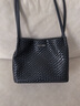 vineyViney包包女2025新款時(shí)尚簡(jiǎn)約百搭托特包休閑編織單肩通勤大容量 黑色 曬單實(shí)拍圖