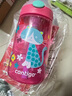 contigo 【精品版】康迪克兒童吸管水杯塑料杯學(xué)生防漏運(yùn)動(dòng)水杯水瓶400ml 萌寵貓咪400ml 曬單實(shí)拍圖