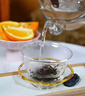 禾器·斑斕禾器玻璃茶具套裝家用泡茶碗公道杯蓋碗茶漏綠茶功夫茶杯和器高檔 淺黃五件套-公杯+蓋碗+濾網(wǎng) 曬單實(shí)拍圖