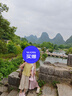 富羅迷女童套裝夏季甜美花邊無(wú)袖上衣兒童波點(diǎn)休閑褲兩件套 綠/米  130  曬單實(shí)拍圖