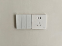 公牛（BULL）開關(guān)插座 G12系列五孔帶USB+Type-C 30w快充奶油風(fēng)G12E537暮雪白 曬單實(shí)拍圖