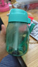 特百惠（Tupperware）水杯CC企鵝杯350ml嘟嘟杯迷你樂活 可愛帶吸管便攜防漏水杯子 cc杯薄荷藍+杯套 350ml 曬單實拍圖