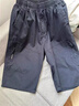 皮爾卡丹（pierre cardin）純棉過(guò)膝半截大褲衩七分短褲夏季薄款男士潮流百搭直筒休閑工裝褲 555黑藍色 （純棉七分褲） 2XL 【130-150斤左右】 曬單實(shí)拍圖