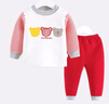 齊齊熊（ciciibear）春款寶寶內(nèi)衣套裝嬰兒衣服兒童三層夾棉加厚兒童睡衣兩件套 QQ1148棗紅色 120 cm建議身高108-114cm 曬單實(shí)拍圖