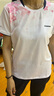 川崎（KAWASAKI）羽毛球服女神運動套裝女夏季短袖T恤運動裙繁花似錦運動服速干衣 女款圓領(lǐng)短袖T恤 A2948 霜白色 XL 曬單實拍圖