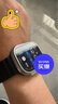 潮米勒【官方同款】適用蘋果手表表帶apple watch蘋果全系手表S9 S10 Ultra2Ultra3海洋親膚硅膠表帶配件 黑色【官方同彈簧鈦色扣】液態(tài)硅膠 49/46/45/44/42MM表盤通 曬單實拍圖