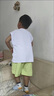 G.DUCKKIDS小黃鴨男童夏裝套裝2024新款兒童衣服韓版時(shí)尚一歲寶寶運(yùn)動兩件套 黑色 90 尺碼1~2歲【 80-90cm】 曬單實(shí)拍圖