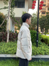 波司登（BOSIDENG）25年新款羽絨服男款時(shí)尚休閑短款立領(lǐng)防風(fēng)百搭休閑加厚保暖外套 白沙米|7A75 M 175/96A 體重約140-155斤 曬單實(shí)拍圖