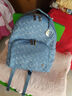 新秀麗（Samsonite）【娜扎同款】女士雙肩包藝術(shù)聯(lián)名款NO3藍(lán)色七夕禮物送女友情人節(jié) 曬單實(shí)拍圖