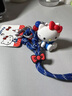 hellokitty正版可愛三麗鷗KT貓公仔鑰匙扣書包掛件情侶汽車鑰匙鏈掛飾小禮品 正版紅藍白KT鑰匙掛件【橙色禮盒 曬單實拍圖