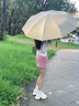 WCZ德國全新加厚雨傘自動黑膠晴雨兩用傘雙人防曬男女太陽傘紫外線 2000+級傘面黑膠防曬 芝士黃 新10骨分叉3+1抗風(fēng)結(jié)構(gòu)  霧面蝕刻手柄 曬單實拍圖