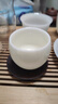 鈺銓龍門 冰清玉潔福潤杯 德化傳統(tǒng)中國白高端陶瓷純手工客人杯喝茶品茗杯 冰清玉潔福潤杯（限量版）-單杯 曬單實拍圖