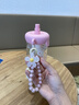 啟諾少女心水杯玻璃杯女生高顏值新款2025吸管杯夏季茶水分離泡茶杯子 粉色720ml 曬單實(shí)拍圖