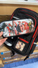 迪帥哪吒男孩書(shū)包小學(xué)生一二三到六年級男兒童女生輕便護脊減負雙肩包 黑紅色+送掛飾+11件套+筆盒 小號1-3年級 曬單實(shí)拍圖