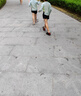 鴻星爾克（ERKE）兒童泳衣長(zhǎng)袖男童分體泳褲套裝中大童寶寶小男孩泡溫泉游泳衣  曬單實(shí)拍圖