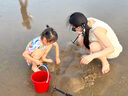 德瑪納【設(shè)計(jì)感假兩件】夏季輕薄慵懶立體剪花無腰線直筒壓褶女式連衣裙 曬單實(shí)拍圖