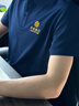 衫里衫外冰絲棉polo衫定制工作服t恤翻領(lǐng)短袖工衣刺繡文化衫定做印logo 黑色 常規(guī) A款 XL (175) 曬單實(shí)拍圖