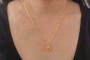 中國(guó)黃金CHINA GOLD愛(ài)心18K金項(xiàng)鏈女捕夢(mèng)網(wǎng)吊墜七夕情人節(jié)禮物送女友老婆生日實(shí)用 京速達(dá)-18K金織心吊墜贈(zèng)S925鏈 曬單實(shí)拍圖