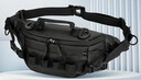 漁樂(lè )地帶路亞包多功能腰包戶(hù)外旅游運動(dòng)腰包路亞漁具假餌防水收納包 多功能路亞包【黑色】 【耐磨面料 防水防刮】 曬單實(shí)拍圖