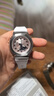 CASIO卡西歐40周年限定版 GSHOCK農(nóng)家橡樹金屬殼八王子手表女 GM-S2100 GM-S2100WS-7銀殼玫瑰金盤 曬單實(shí)拍圖