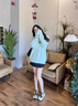 QIPUSEN品牌老爹鞋女厚底真皮透氣鞋子女2025秋季新品女鞋百搭拼色鞋子女 黑色皮面 35 曬單實(shí)拍圖