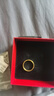 中國(guó)黃金（CHINA GOLD）黃金戒指足金寬面戒指男士戒指男友老公送對(duì)象爸爸父親節(jié)禮物 20#【約1.7g】 曬單實(shí)拍圖