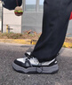 斐樂(lè)（FILA） FUSION斐樂(lè)潮牌男鞋【章昊同款】BANK III滑板生活鞋酷板鞋3代 雪白/黑-SB 42 曬單實(shí)拍圖