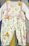 優(yōu)奇嬰兒春秋連體衣女寶寶秋裝初秋衣服外穿爬服小月齡哈衣外出服 曬單實拍圖