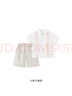 英氏（YEEHOO）嬰兒衣服夏季兒童禮服套裝短袖透氣純棉上衣褲子 曬單實(shí)拍圖