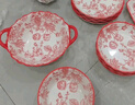 康陌（KANGMO）碗盤餐具家用新款高顏值結(jié)婚新婚新年禮物餐具套裝 復(fù)古花園8人食 曬單實(shí)拍圖