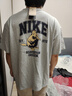 耐克（NIKE）官方男子復(fù)古純棉寬松T恤夏季新款印花休閑柔軟 IH0818 063調(diào)色暗灰 2XL 曬單實(shí)拍圖