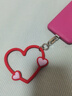 CASETIFY 【全新上市】心形手機(jī)腕帶 適用于iPhone全系列手機(jī)配件 多功能手機(jī)掛環(huán)腕帶 浪漫紅 曬單實(shí)拍圖
