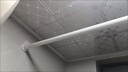 免打孔伸縮桿免釘晾衣桿衣架桿窗簾掛桿浴簾門(mén)簾衣柜撐衣桿窗簾桿 【升級第八代加粗加厚】不銹鋼 27管徑可伸縮浴簾桿：0.4-0.5米 曬單實(shí)拍圖