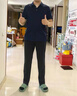 Wirpta高端品牌短袖POLO衫男夏季新款桑蠶絲涼感休閑純色商務(wù)翻領(lǐng)T恤 上青色（禮盒裝） XL （建議145-160斤） 曬單實(shí)拍圖