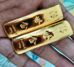 老廟Au999.9足金投資黃金工藝金條  傳世金 100g 曬單實拍圖
