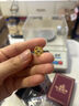 行金銀中黃金吊墜 五帝幣財神平安扣 DIY編織手繩手鏈生日禮物 送寶寶親戚 雍正通寶 約1g 克重多退少補(bǔ) 曬單實拍圖