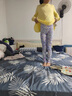 優(yōu)優(yōu)1點(diǎn)（Yoyo one）女童防曬速干套裝夏季涼感長袖T恤兒童短褲網(wǎng)球訓(xùn)練服大童運(yùn)動(dòng)服 19690黃色【防曬T恤UPF50+】 150 150cm 曬單實(shí)拍圖