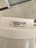 COOKSS保溫杯水杯咖啡杯高顏值女生學生便攜316不銹鋼雙飲吸管泡茶水杯 月白玲蘭-【316不銹鋼】500ml 曬單實拍圖