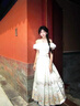 夢(mèng)琪嵐新中式國(guó)風(fēng)白色馬面裙套裝女夏小個(gè)子感氣質(zhì)一字肩上衣兩件套潮流 白色兩件套裝 S 建議90-100斤 曬單實(shí)拍圖
