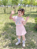 巴帝巴帝女童套裝夏季2025新款兒童背心短裙兩件套夏裝女寶寶休閑夏款衣服 粉色 冰塊企鵝 110 推薦身高100-110CM 曬單實(shí)拍圖