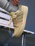 adidas ENTRAP美式校園風(fēng)運(yùn)動(dòng)板鞋少年感復(fù)古籃球鞋男女阿迪達(dá)斯 淺芥末綠/深綠JS3007   40.5 曬單實(shí)拍圖