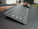 雷柏（Rapoo）E9000G AI版 78/99鍵無(wú)線(xiàn)/藍牙多模AI鍵盤(pán) 刀鋒超薄緊湊便攜無(wú)線(xiàn)辦公鍵盤(pán) 支持DeepSeek E9000G AI版·暮黑【78鍵】 曬單實(shí)拍圖