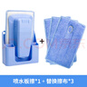 博教（BOJIAO）噴水黑板擦防塵干濕兩用磁性可吸附白板水溶性無塵粉筆擦老師用珊瑚絨可拆洗 黑板擦+3塊擦布 曬單實拍圖